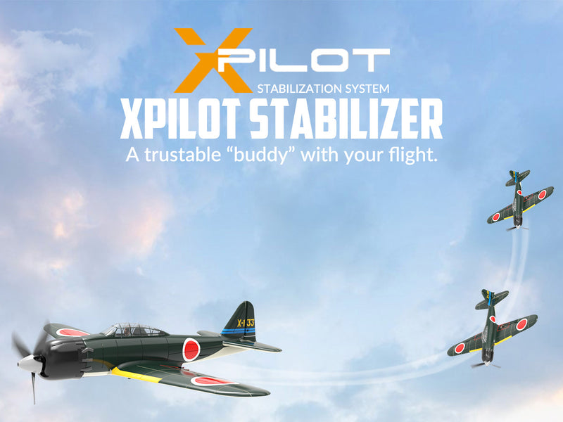 VOLANTEXRC Zero 4ch Remote Control Airplane for Beginners with Xpilot Stabilization System