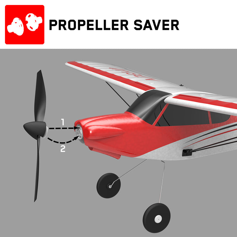 VOLANTEXRC Sport Cub Park flyer 4ch RC Trainer Airplane for Beginners with Xpilot Stabilization System