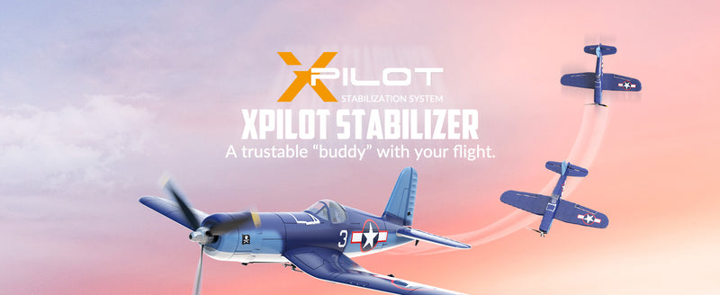 VOLANTEXRC Corsair F4U Scale Remote Control WarbirdAirplane for Beginners Xpilot Gyro Stabilizer