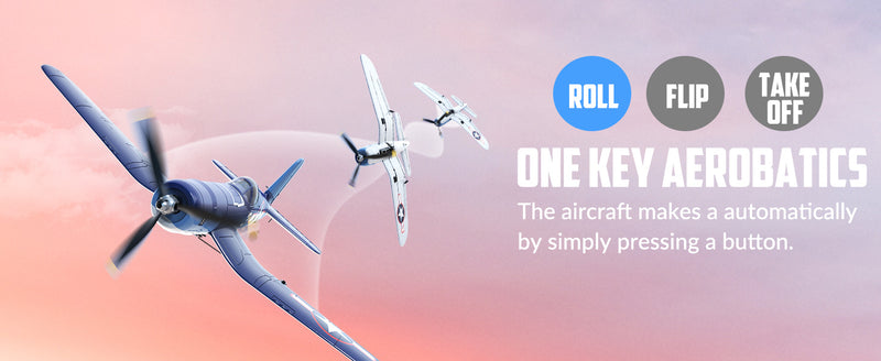 VOLANTEXRC Corsair F4U Scale Remote Control WarbirdAirplane for Beginners Xpilot Gyro Stabilizer