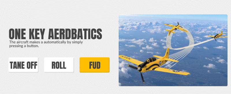 VOLANTEXRC T28 Trojan 4ch RC Trainer Airplane for Beginners with Xpilot Stabilization System (Yellow)