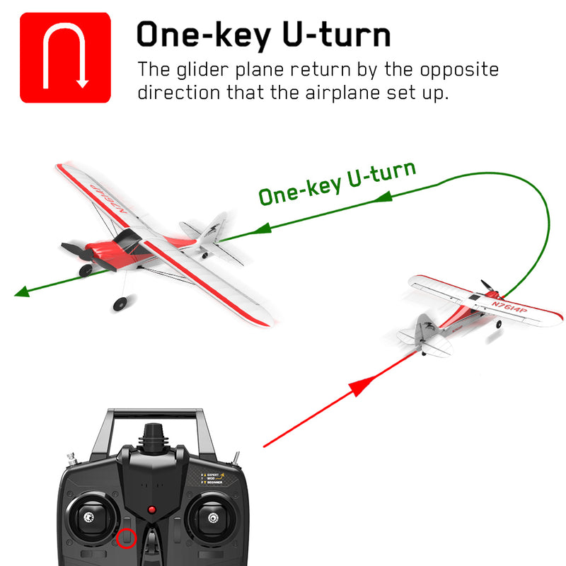 VOLANTEXRC Sport Cub Park flyer 4ch RC Trainer Airplane for Beginners with Xpilot Stabilization System