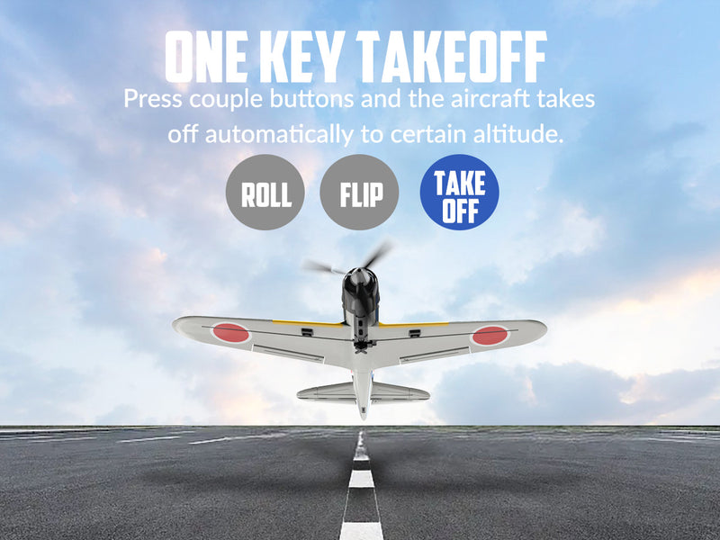 VOLANTEXRC Zero 4ch Remote Control Airplane for Beginners with Xpilot Stabilization System