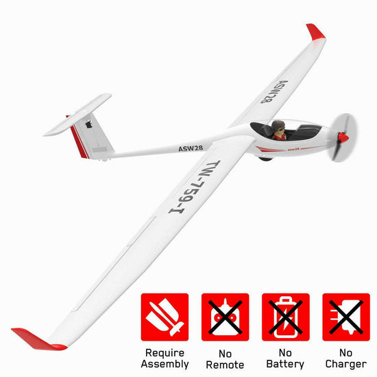 VOLANTEXRC ASW28 2.6 Meters 5-Ch Professional RC Glider Brushless Scale Sailplane 759-1.