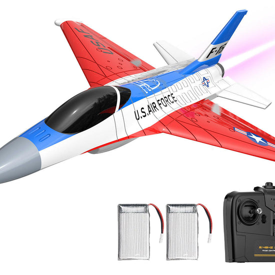 VOLANTEXRC F16 Falcon RC Fighter Jet for Beginners and kids Cool Lights Easy Fly EXHOBBY Dealer.
