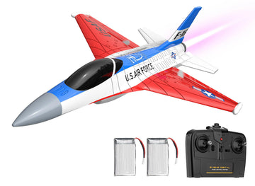 VOLANTEXRC F16 Falcon RC Fighter Jet for Beginners and kids Cool Lights Easy Fly EXHOBBY Dealer.