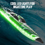 VOLANTEXRC Arrobolt Lumen S Brushless 35+MPH Fast RC Boat for Lakes Green