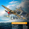VOLANTEXRC Warhawk P40 Remote Control Airplane for Beginners with Xpilot Stabilization System
