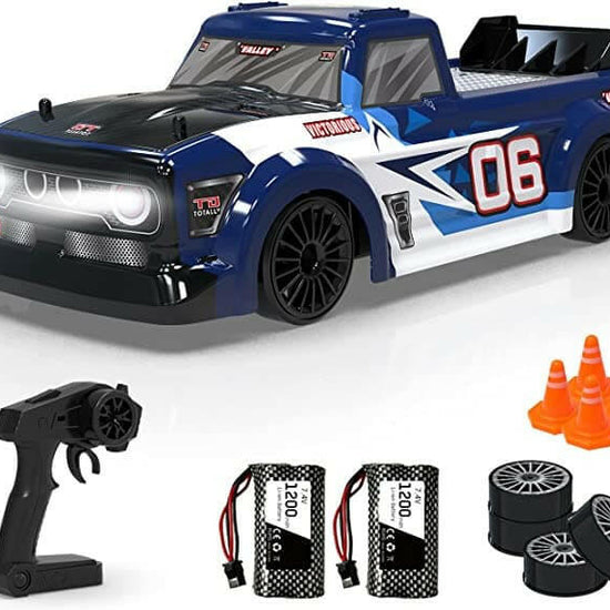 Racent Remote Control Car 1:14 Scale Drift RC Cars for Kids 2.4Ghz 4WD with Led Light (78504-3).