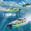 VOLANTEXRC Arrobolt Lumen S Brushless 35+MPH Fast RC Boat for Lakes Green