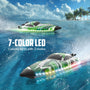 VOLANTEXRC Arrobolt Lumen S Brushless 35+MPH Fast RC Boat for Lakes Green