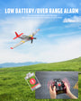 VOLANTEXRC Mustang P51 Easy Fly Warbird Remote Control Airplane for Beginners Xpilot Gyro Stabilizer （Red）