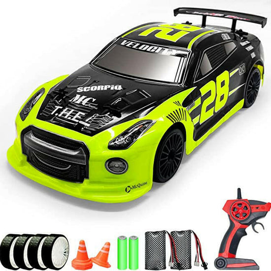 Racent 1:14 Scale Hight Speed Remote Control Sport Racing Drift Car RTR with LED Lights.