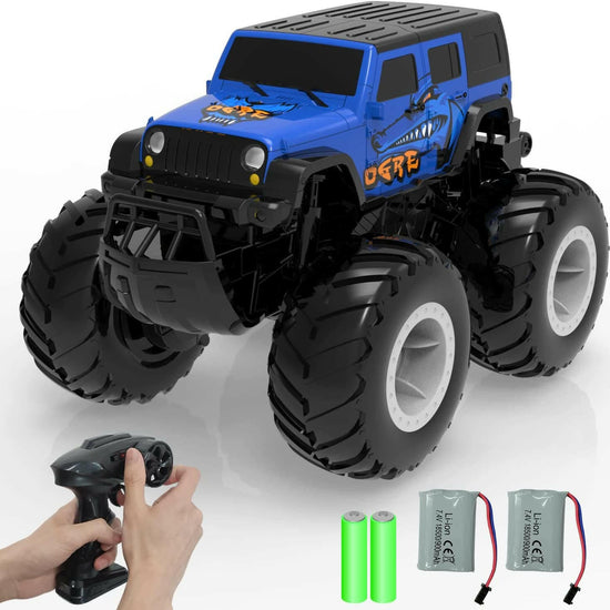 Amphibious Remote Control Car All Terrain Off-Road Waterproof RC Monster Truck for Kids - EXHOBBY