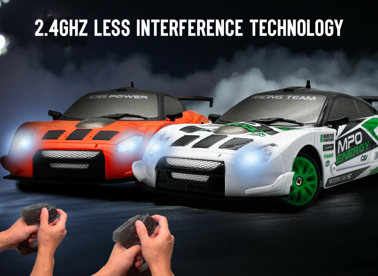 RACENT Blaze Racer: 1:24 Scale RC, 10MPH, LEDs, Drift EXHOBBY Dealer.