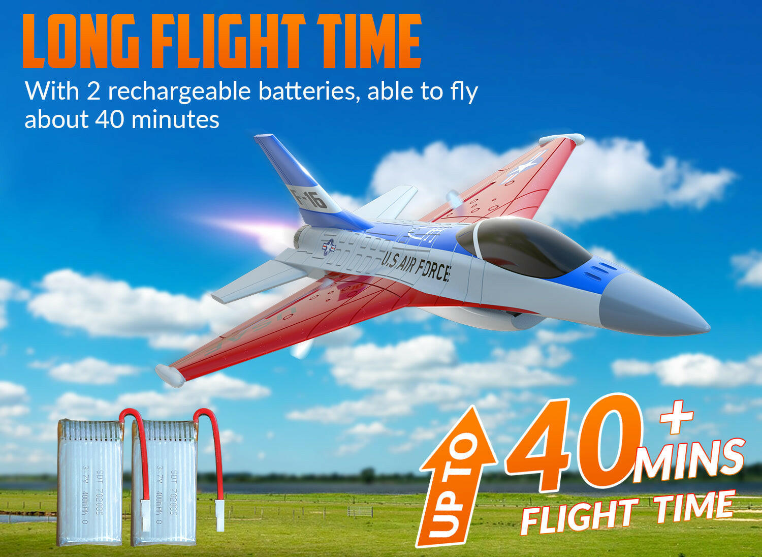 VOLANTEXRC F16 Falcon RC Fighter Jet for Beginners and kids Cool Lights Easy Fly EXHOBBY Dealer.