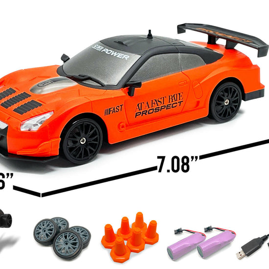 RACENT Blaze Racer: 1:24 Scale RC, 10MPH, LEDs, Drift EXHOBBY Dealer.