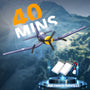 VOLANTEXRC 3-CH Airplanes BF109 WWII Remote Control Airplane for Beginners with Gyro Stabilization System