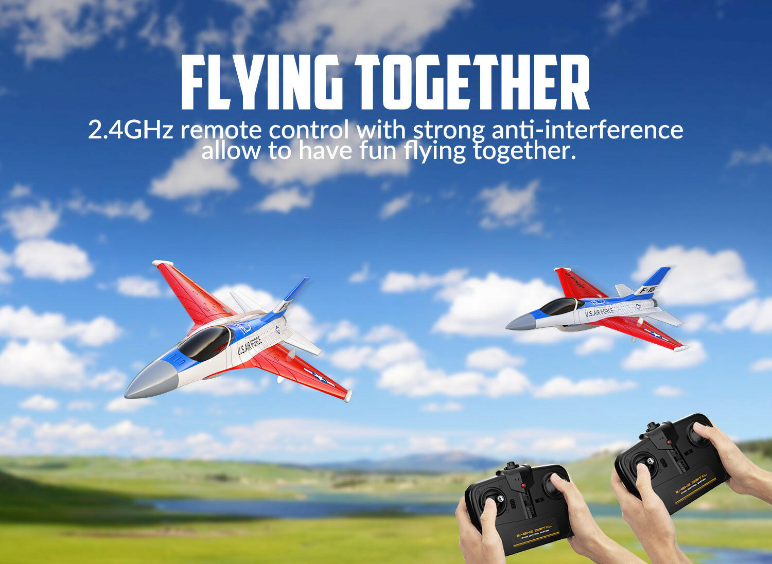 VOLANTEXRC F16 Falcon RC Fighter Jet for Beginners and kids Cool Lights Easy Fly EXHOBBY Dealer.