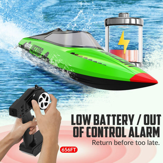 VectorSR65B High-Speed Brushless RC Boat 37MPH Self-righting Reverse RTR EXHOBBY Dealer.