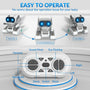 STEMTRON Rechargeable RC Robot Toys with Auto Demo, Dance Moves, Music for Kids (Grey) EXHOBBY Dealer.
