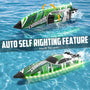 VOLANTEXRC Arrobolt Lumen S Brushless 35+MPH Fast RC Boat for Lakes Green