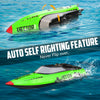 VectorSR65B High-Speed Brushless RC Boat 37MPH Self-righting Reverse RTR EXHOBBY Dealer.