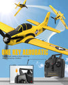 VOLANTEXRC T28 Trojan 4ch RC Trainer Airplane for Beginners with Xpilot Stabilization System （Yellow）