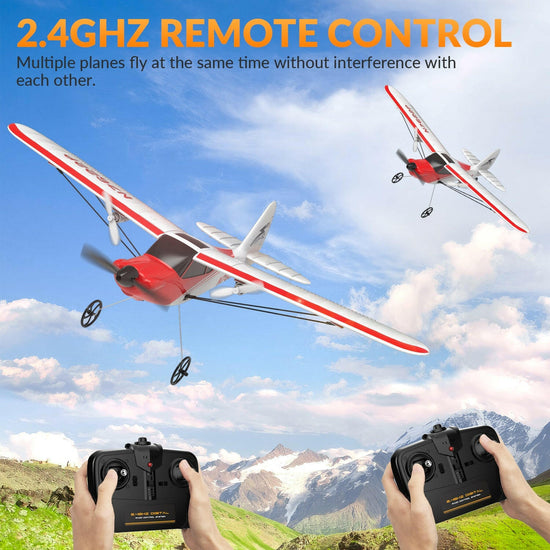 VOLANTEXRC Sport Cub 2channels Beginners RC Plane Gyro Stabilizer Easy Fly Remote Control Airplane EXHOBBY Dealer.
