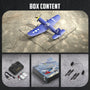 VOLANTEXRC 3-CH Airplanes BF109 WWII Remote Control Airplane for Beginners with Gyro Stabilization System
