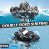 STEMTRON Amphibious Remote Control Car 1:20 All Terrain Off-Road Waterproof RC Monster Truck(Blue） EXHOBBY Dealer.