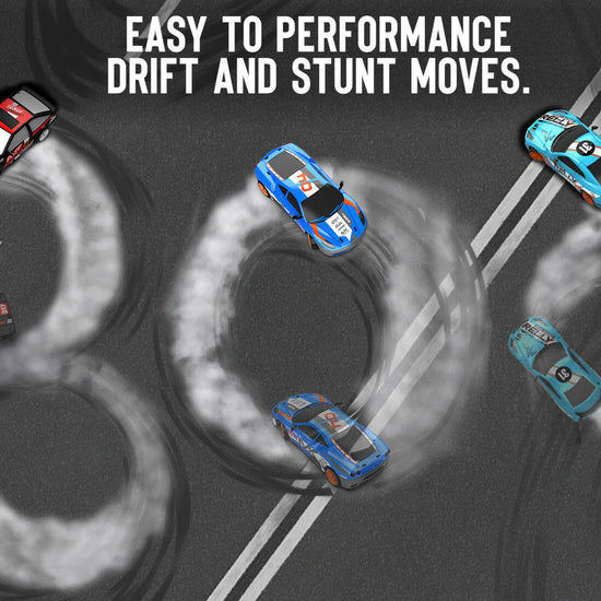 RACENT Speedster: 1:24 RC Car, 10MPH, LED, Drift Wheels EXHOBBY Dealer.