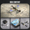 VOLANTEXRC Spitfire 4ch Remote Control Airplane for Beginners with Xpilot Stabilization System