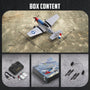 VOLANTEXRC 3-CH Airplanes P51 Mustang WWII Remote Control Airplane for Beginners with Gyro Stabilization System