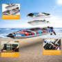 VOLANTEXRC Arrobolt Lumen S Brushless 35+MPH Fast RC Boat for Lakes RED