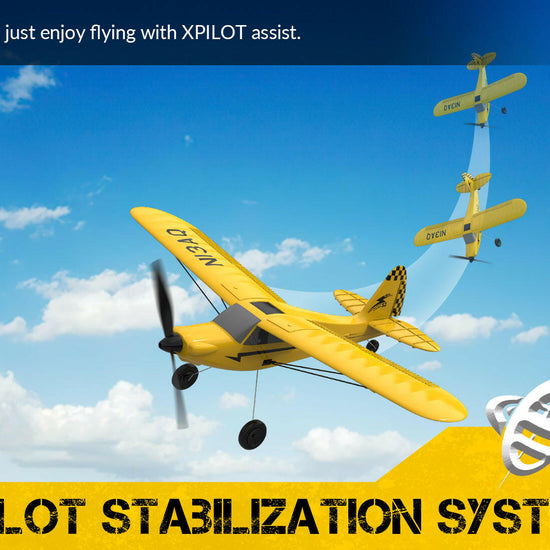 VOLANTEXRC Sport Cub 3ch Remote Control Airplane for Beginners Xpilot Stabilizer Easy Fly EXHOBBY Dealer.