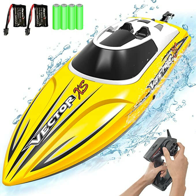 VOLANTEXRC Vector XS RC Boat For Kids Play in Pool with Auto Roll Back Great Gift Boat EXHOBBY Dealer.