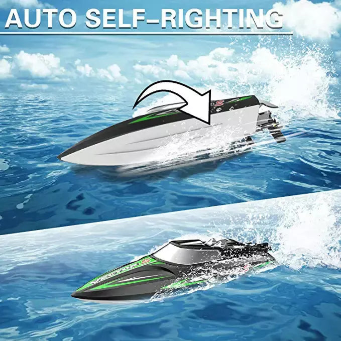 VOLANTEXRC Vector S High-Speed RC Boat with Self-Righting & Reverse Function for Pool & Lake (797-4 Brushless).