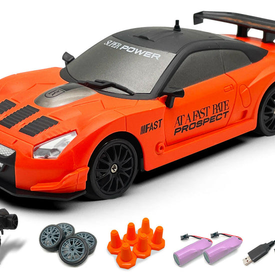 RACENT Blaze Racer: 1:24 Scale RC, 10MPH, LEDs, Drift EXHOBBY Dealer.