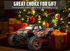 Racent 1:16 Remote Control Car 30MPH High Speed 4WD Off-Road RC Monster Truck Red (With Green Car Shell) EXHOBBY Dealer.