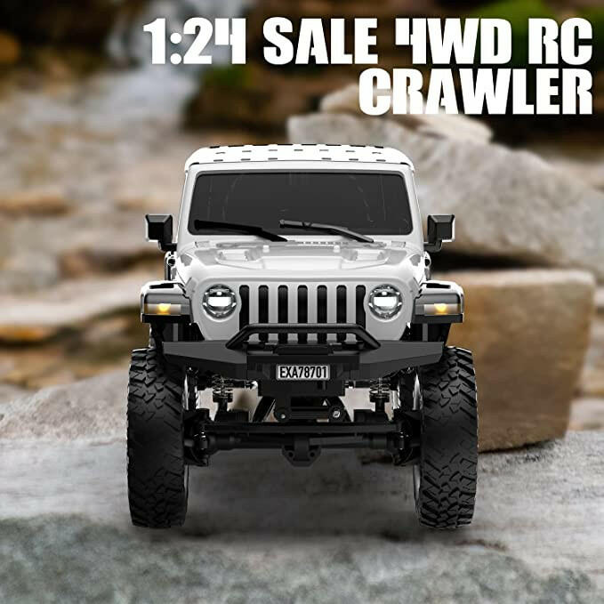 RACENT RCS24 Off Road 1/24 RC Rock Crawlers with LED 4WD Remote