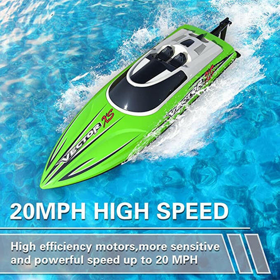VOLANTEXRC Vector XS RC Boat For Kids Play in Pool with Auto Roll Back Great Gift Boat EXHOBBY Dealer.