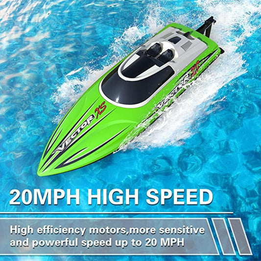 VOLANTEXRC Vector XS RC Boat For Kids Play in Pool with Auto Roll Back Great Gift Boat EXHOBBY Dealer.