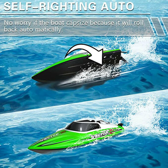 VOLANTEXRC Vector XS RC Boat For Kids Play in Pool with Auto Roll Back Great Gift Boat EXHOBBY Dealer.