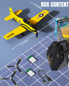 VOLANTEXRC T28 Trojan 4ch RC Trainer Airplane for Beginners with Xpilot Stabilization System （Yellow）