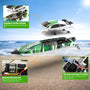VOLANTEXRC Arrobolt Lumen S Brushless 35+MPH Fast RC Boat for Lakes Green