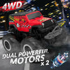 STEMTRON Amphibious Remote Control Car 1:20 All Terrain Off-Road Waterproof RC Monster Truck(Red) EXHOBBY Dealer.