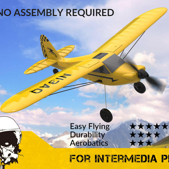 VOLANTEXRC Sport Cub 3ch Remote Control Airplane for Beginners Xpilot Stabilizer Easy Fly EXHOBBY Dealer.