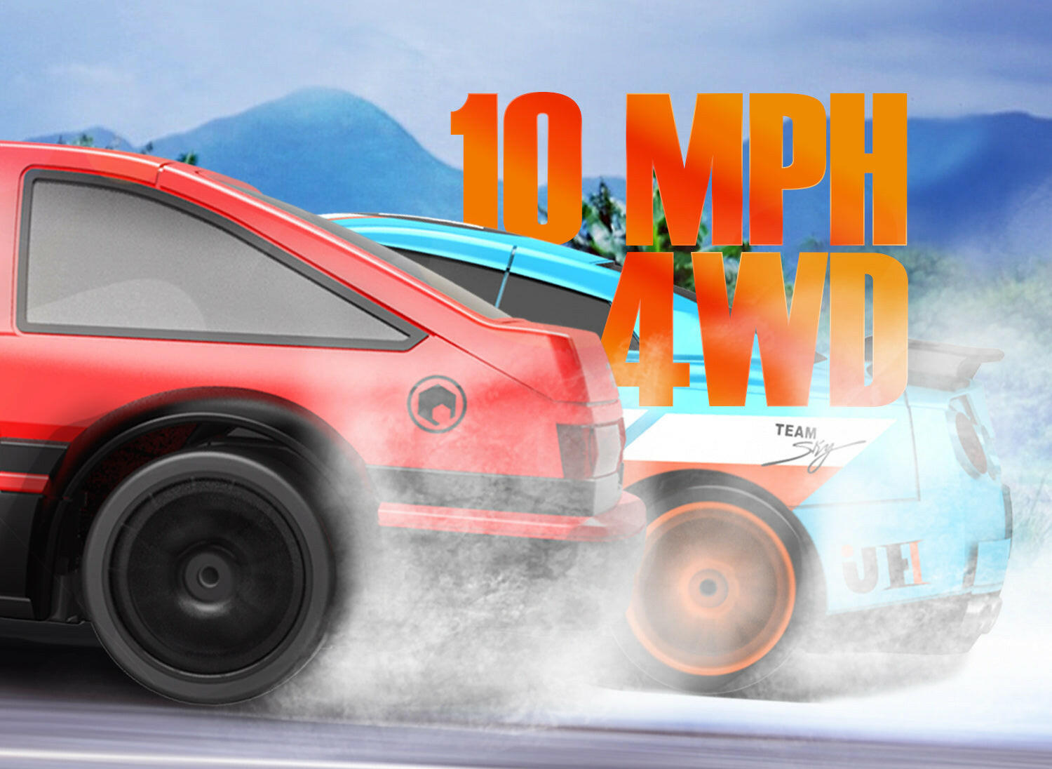 RACENT Thrill Rider: 1:24 4WD, 10MPH, LED, Racing/Drift EXHOBBY Dealer.