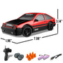 RACENT Zoom Master: 1:24 4WD, 10MPH, LED, Drift Ready EXHOBBY Dealer.